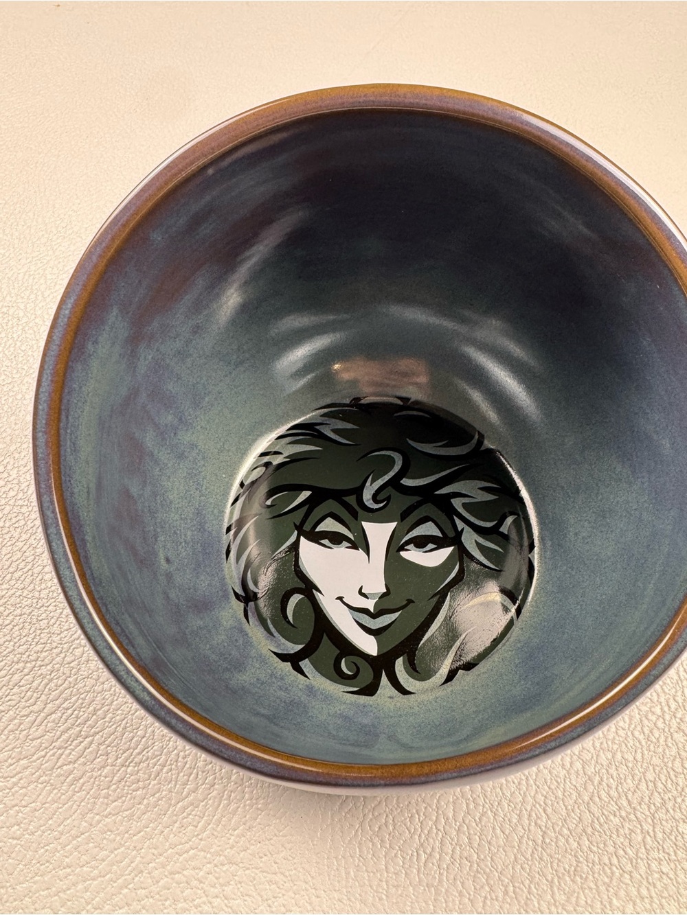 Disney Parks Haunted Mansion Madame Leota Pet Bowl 17 oz Porcelain